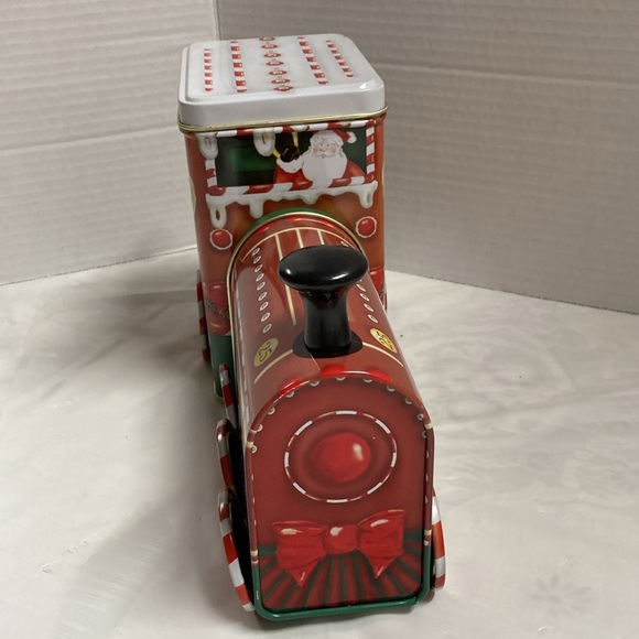 Collectors Tin Santa Express Train is made of 2 Tins Rolling Wheels Multicolor - Picture 4 of 8